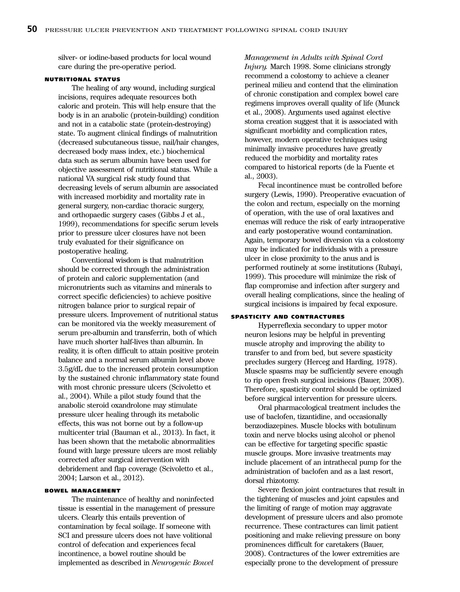 Pressure Ulcer Prevention and Treatment Following Spinal Cord Injury - 50