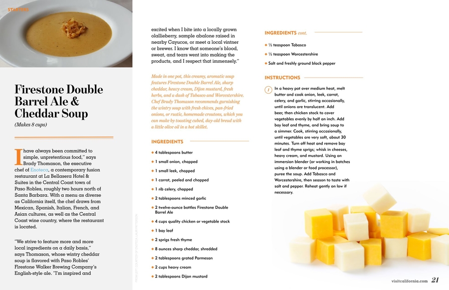 California Restaurant Month Recipe Book