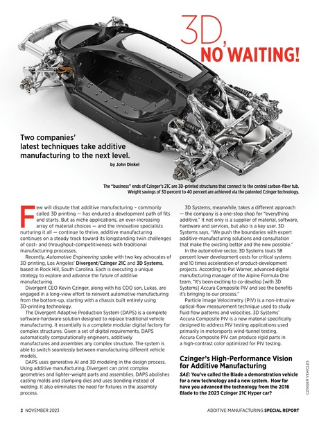 Additive Manufacturing Special Report - November 2023 - 2