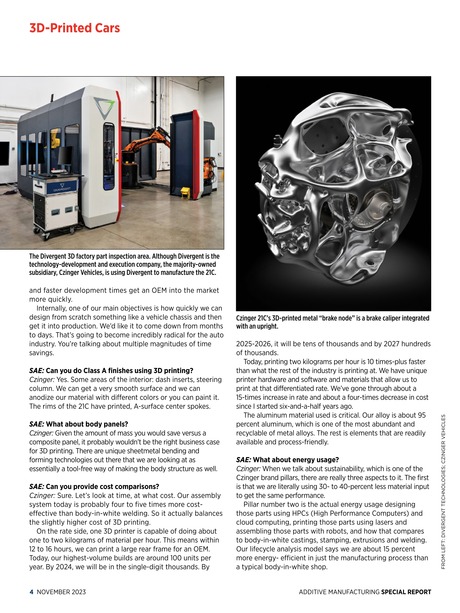Additive Manufacturing Special Report - November 2023 - 4