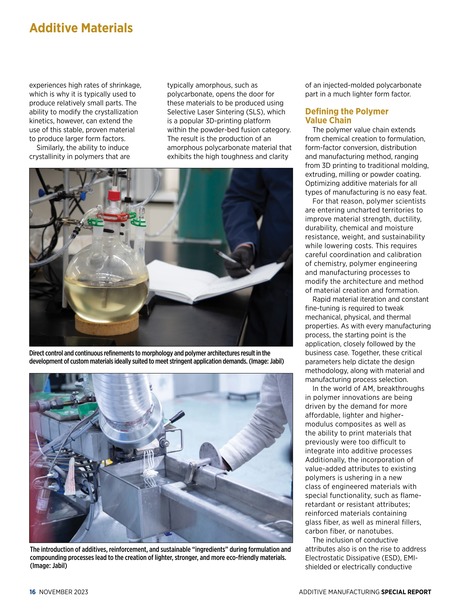 Additive Manufacturing Special Report - November 2023 - 16