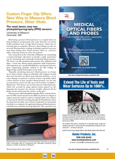 Medical Design Briefs March 2022 29