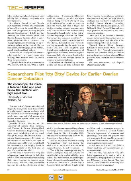 Medical Design Briefs March 2022 30