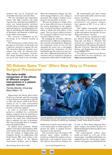 Medical Design Briefs March 2022 35
