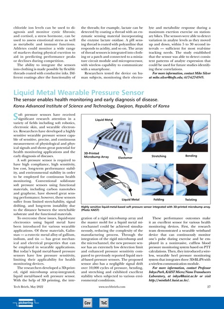 Tech Briefs Magazine - May 2022 - 27