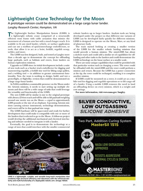 Tech Briefs Magazine - January 2023 - 25