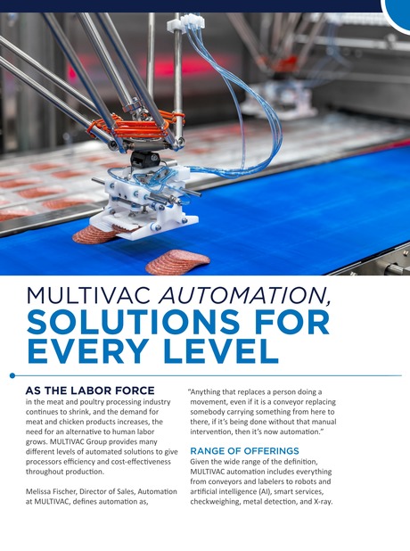 Multivac Automation, Solutions for Every Level