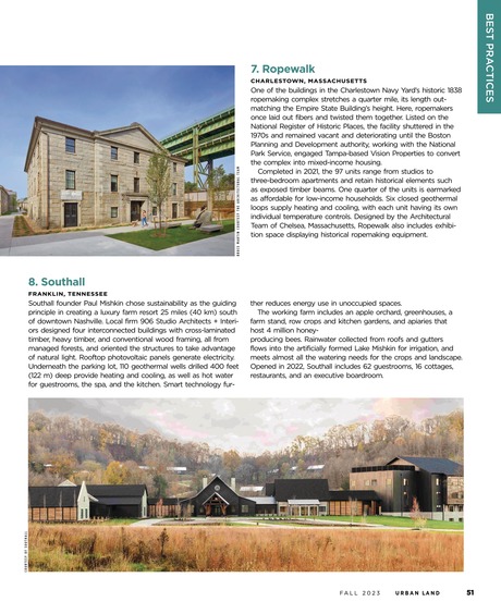 2023 Fall Issue of Urban Land - 51
