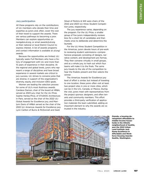 2023 Fall Issue of Urban Land - 107